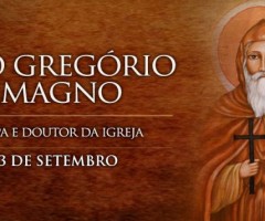 Hoje é celebrado São Gregório Magno, Papa e Doutor da Igreja